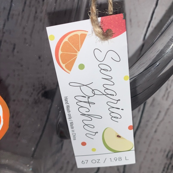 🆕 Glass Sangria Pitcher - Picture 4 of 7